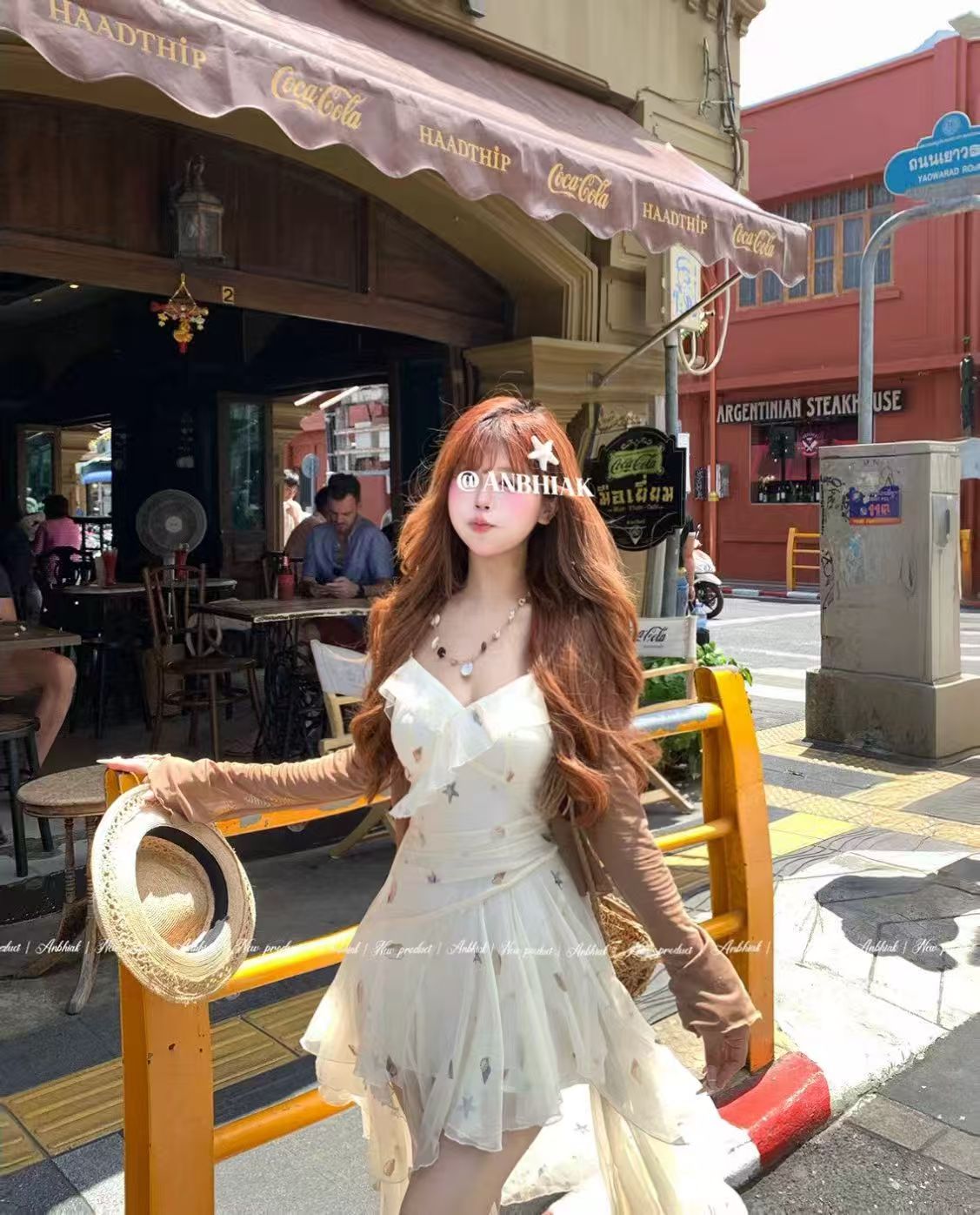 애니 아니요 화재 보헤미안 바람 조개 프린트 쉬폰 슬립 드레스 여성 마이크로 지방 빅 사이즈 휴가 바람 드레스
