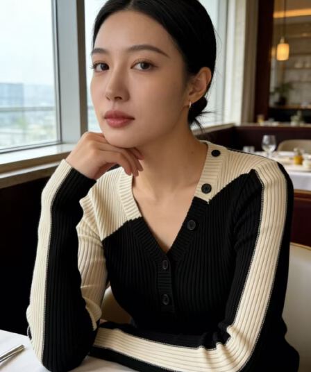 새로운 패치워크 색상 빛 요리 한 품격 구덩이 기사 니트 만나는 디자인 가을 겨울 몸매 가꾸기 니트 스웨터 단추 맨위 스웨터