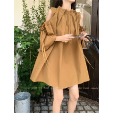 批发胖妹妹宽松减龄洋气显瘦减龄娃娃裙时尚新款连衣裙