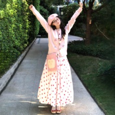 批发已出货 松紧腰有内衬花苞裙波点红色大摆甜妹学院减龄百搭