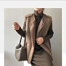 批发秋冬羊羔毛马甲女外穿皮毛一体<b class='q'>背心</b>外套韩版宽松两面穿鹿皮绒坎肩