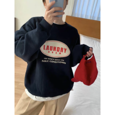 批发<b class='q'>韩国</b>东大门休闲宽松百搭减龄字母印花圆领套头<b class='q'>卫衣</b>