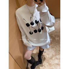 批发韩版纯棉100%棉春装<b class='q'>长袖</b><b class='q'>T</b><b class='q'>恤</b><b class='q'>女</b>宽松上衣印花