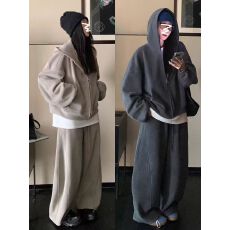 批发大码300斤200<b class='q'>胖</b>mm<b class='q'>遮</b>肚卫衣阔腿裤休闲运动套装<b class='q'>女装</b>秋天网红二件套