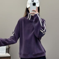 批发韩版时尚高领德绒<b class='q'>卫衣</b>冬季保暖舒适休闲百搭上衣<b class='q'>女</b>潮