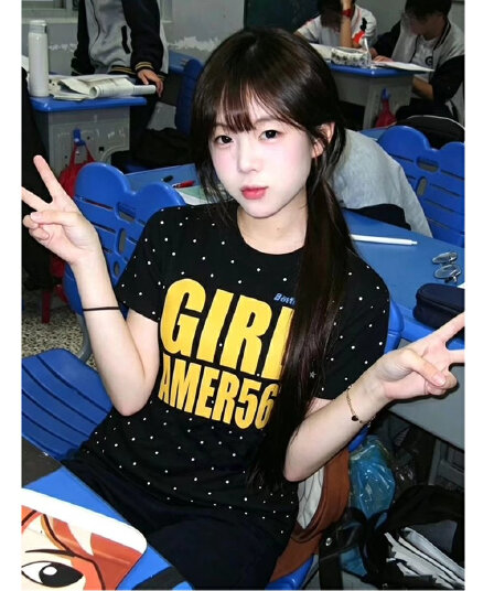 한 부서 여름 새로운 패션 디자인 센스 라운드 넥 도트 무늬 프린트 반팔 티셔츠 여성