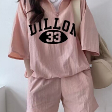 批发韩版<b class='q'>运动服</b>套装女<b class='q'>夏季</b>2026新款短袖短裤校园风可爱少女跑步两件套