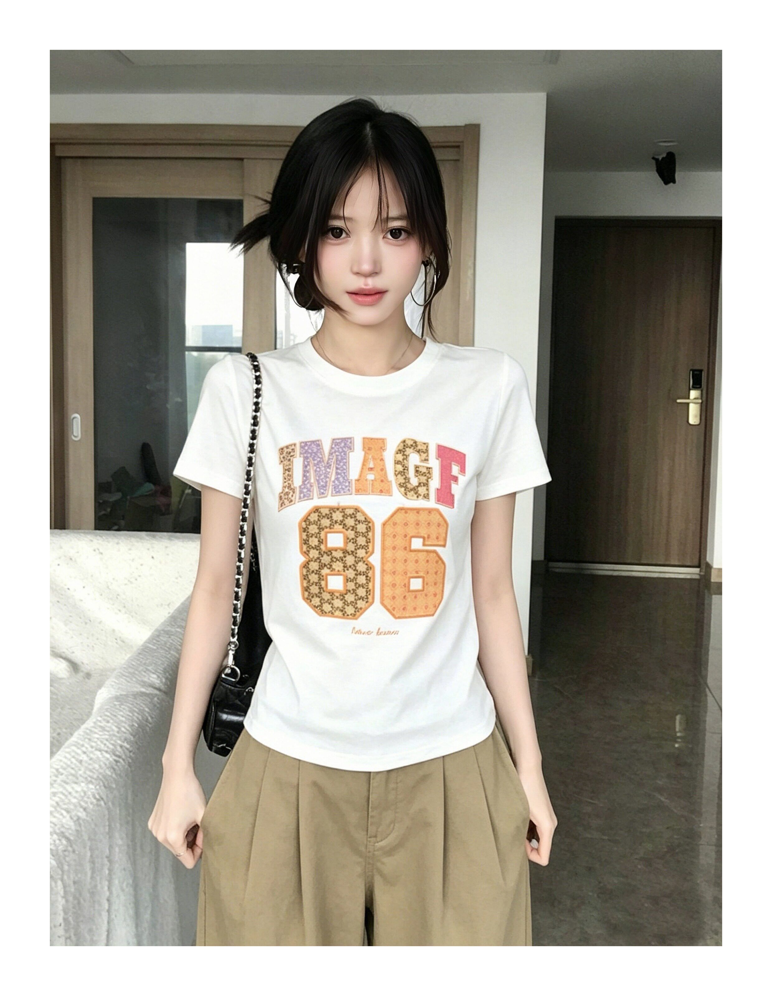 아메리칸 레트로 새로운 여름 몸매 가꾸기 슬림해 보이는 외국 가스 맨위