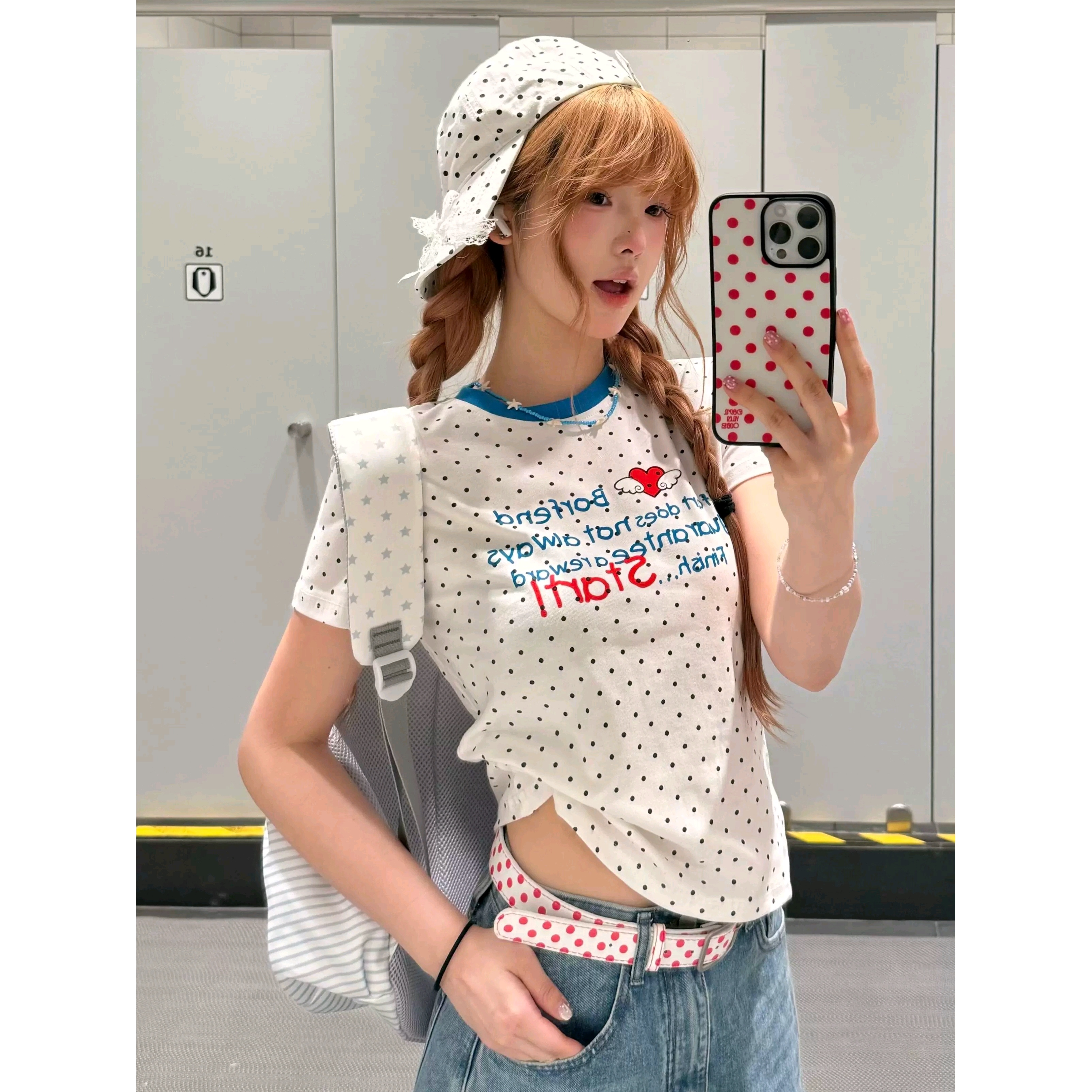 220 그램 92 면 8 암모니아 Lun 전체 프린트 유럽 한 패션 디자인 새로운 여름 다용도 y2k 반팔 맨위 여성