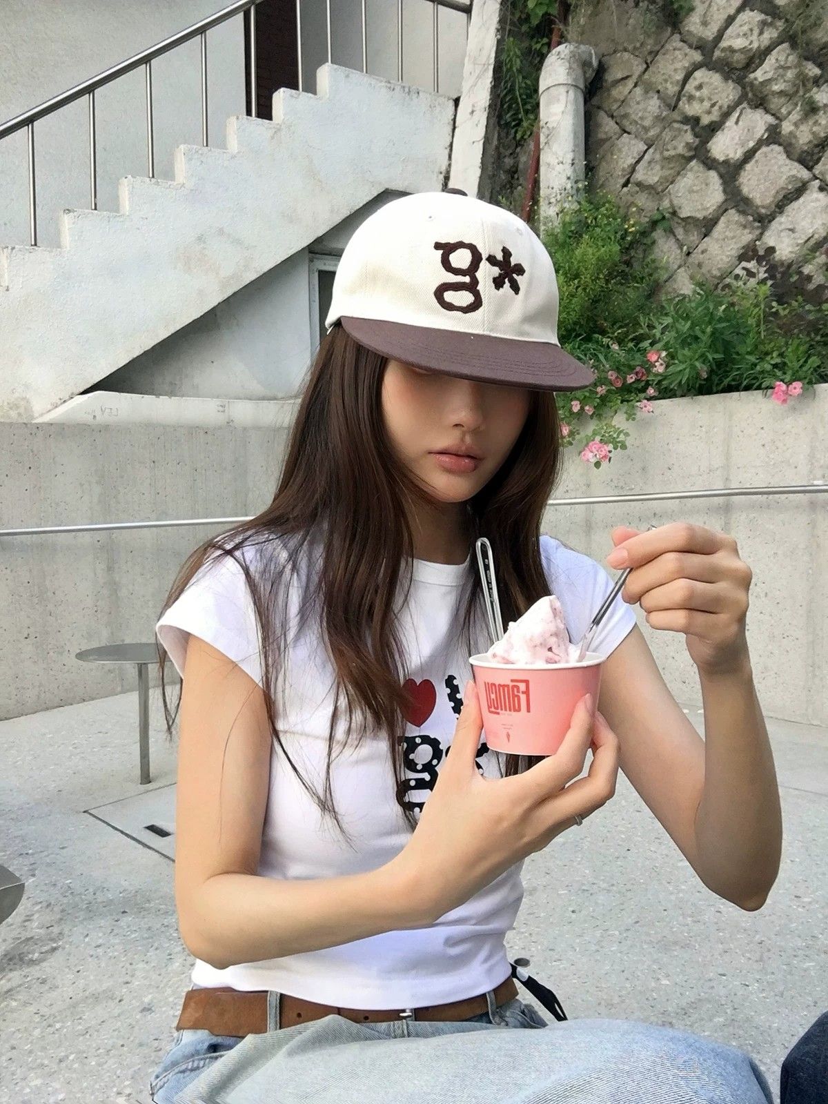 아메리칸 레트로 순면 프린트 반팔 티셔츠 여성 여름 몸매 가꾸기 캐주얼 맨위