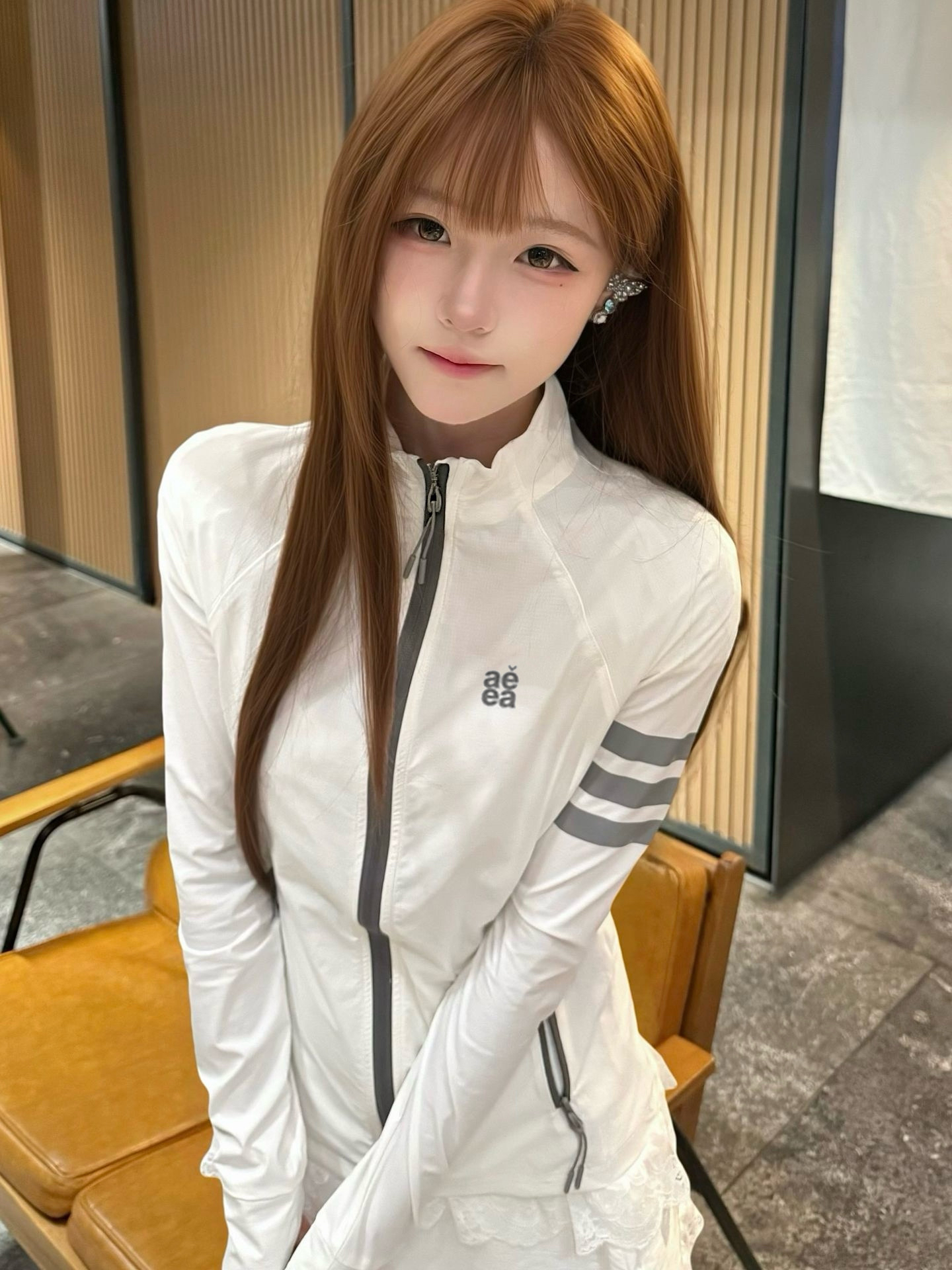 원본 솜씨 좋은 품질 광저우 원본 원단 차가운 센스 얇고 가벼운 자외선 차단 의류 지퍼 재킷