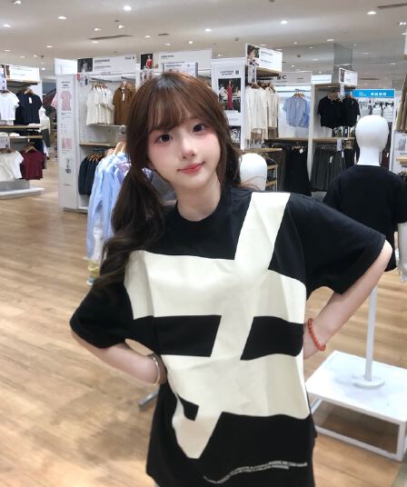 순면 220 그램 빗질하다 닫기 한국 스타일 새로운 다용도 캐주얼 맨위 반팔 티셔츠 여성