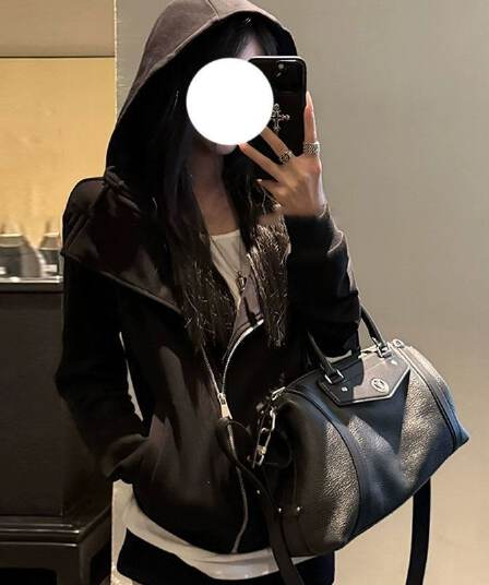 얇은 스타일 원본 솜씨 순수한 Mianhua 면 복합 암소 후드티 여성