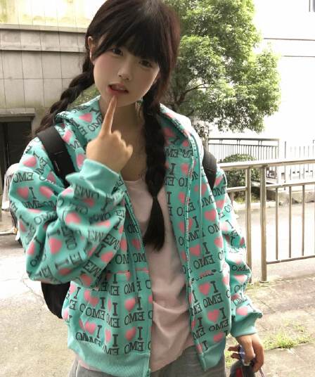 얇은 스타일 원본 크기 인사이드 펌프 이후 패키지 칼라 순수한 Mianhua 면 복합 후드티 여성