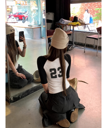 220 그램 눈꽃 양모 반팔 티셔츠 라운드 넥 인쇄 플라워 인서트 어깨 소매 맨위