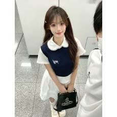 批发三件套装韩系气质<b class='q'>休闲</b><b class='q'>运动服</b>套装夏季2026新款衬衫短袖背心半身裙