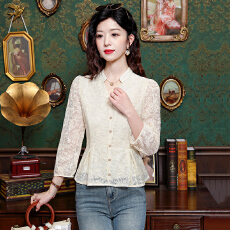 批发蕾丝打底衫女2026新款春夏季衬衫时尚小衫气质减龄<b class='q'>上衣</b>轻奢