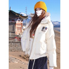 批发【原版做工刺绣】国潮美式民族风棉服男女冬季装刺绣加厚棉衣