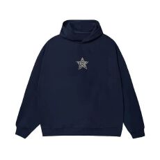 批发<b class='q'>韩版</b>无绳无口袋 连帽印花卫衣外套女