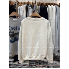 批发华棉复合-薄款310g加绒400g 圆领卫衣女秋冬装