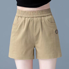 批发棉麻高腰<b class='q'>短裤</b>女夏薄款五分裤直筒裤宽松显瘦百搭<b class='q'>休闲</b>外穿热
