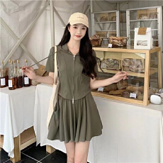 批发胖妹妹休闲<b class='q'>运动服</b>套装女夏装胖mm显瘦遮肉宽松阔腿短裤两件套