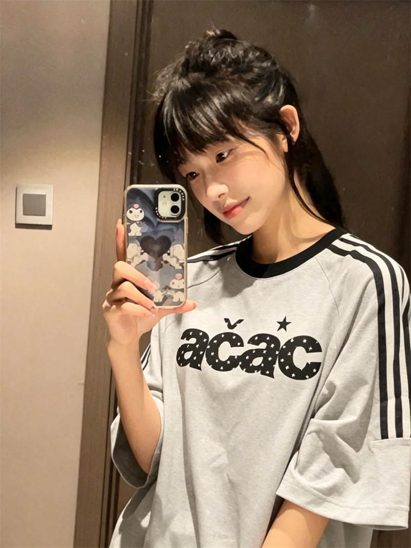 좋은 품질 리본 패치 자수 네리 가게 천 19 지점 220 그램 순면 반팔 티셔츠
