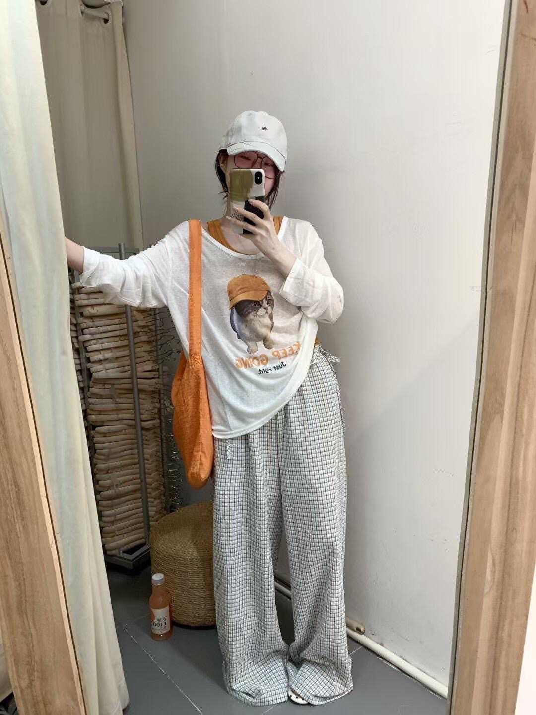 한 부서 비스듬한 어깨 티셔츠 자외선 차단 기본 셔츠 블라우스