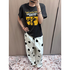 批发美式复古正肩印花短袖T恤女2026夏季<b class='q'>街头</b>百搭修身辣妹上衣