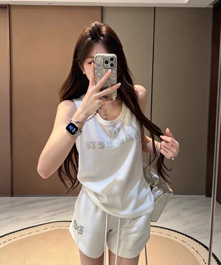 광저우 원단 반팔 티셔츠 여성