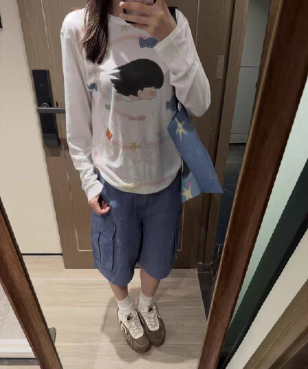 광저우 원단 반팔 티셔츠 여성