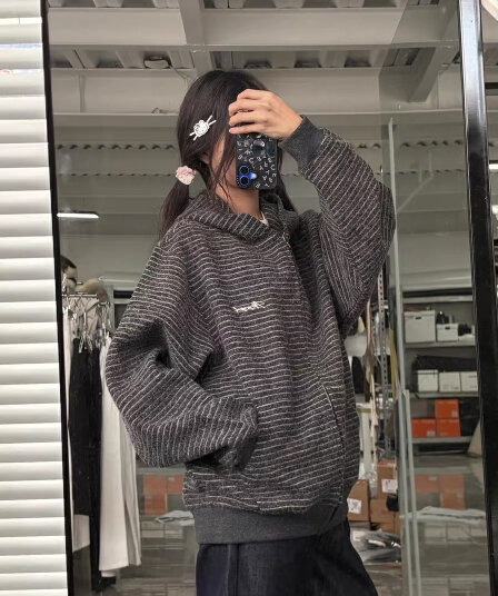 얇은 스타일 자수 이후 패키지 칼라 광저우 원본 원단 후드티