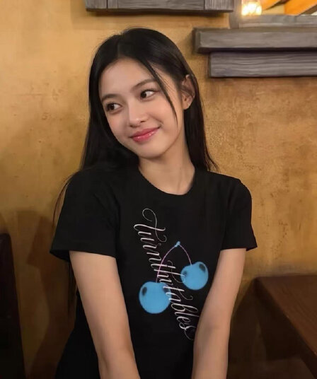 40 230 크 95 면 5 암모니아 Lun 이후 패키지 칼라 높음 폭탄 몸매 가꾸기 자주 규칙 성 어깨 티셔츠