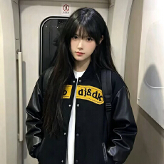 批发美式高街痞帅字母刺绣棒球服春秋重磅复古宽松休闲<b class='q'>夹克</b>外套男女