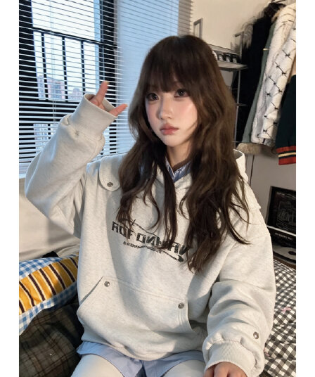 남자 바 면 300 그램 디자인 센스 작은 대중 루즈핏 고급 센스 단추 재킷