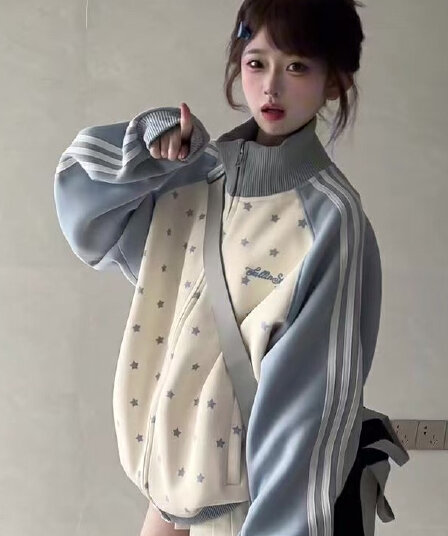 얇은 스타일 털이 있는 클립 칼라 것 자수 순수한 Mianhua 면 복합 지퍼 후드티