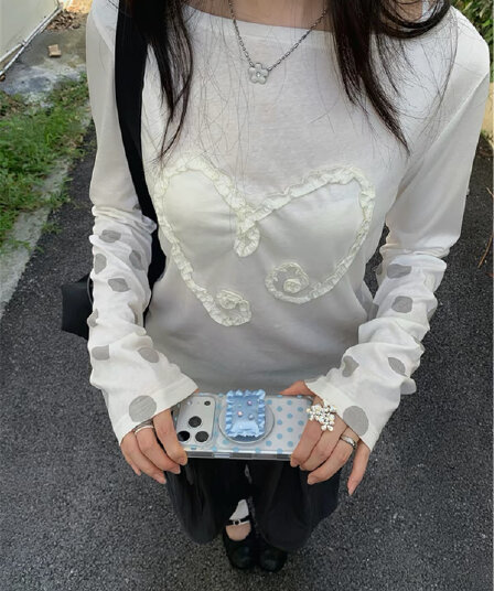 광저우 원단 눈꽃 면 프린트 부형제 긴팔
