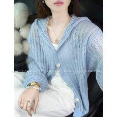 批发针织上衣长袖<b class='q'>防晒衫</b>薄款百搭