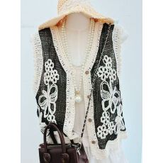 批发上衣镂空马甲百搭时尚款