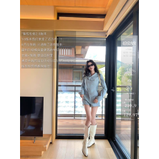 批发Barb Chill「智性松弛2.0」酵素<b class='q'>牛仔</b>套装<b class='q'>女</b>秋季短外套+<b class='q'>短裤</b>两件套