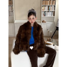 批发JKICHI seeubaby韩国<b class='q'>东大门</b><b class='q'>代购</b> 复古设计感毛茸茸气质外套