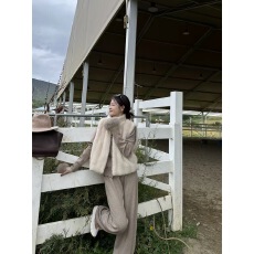 批发SOUL素予韩系立领短款环保皮草马甲外套女冬季新款百搭坎肩马夹潮