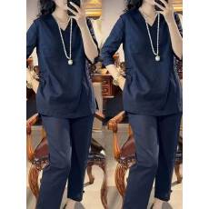 批发官图 2026夏季新款洋气显瘦百搭气质时尚五分<b class='q'>袖</b><b class='q'>上衣</b>直筒裤两件套