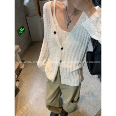 批发纯色简约吊带开衫针织衫两件套2026春季新款小众设计感上衣套装女