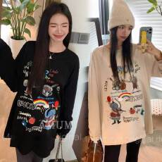 批发-孕妇秋装T恤上衣