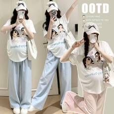 -实拍孕妇夏装T恤上衣