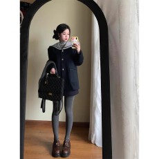 批发韩系高级感呢子大衣女2025冬新款毛呢外套小个子赫本风气质正流行