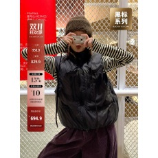 批发【已开！直接拍】黑标蛋壳双面穿羽绒马甲 90白鹅绒外套