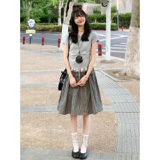 批发古早感穿搭休闲运动套装女夏季韩系复古蕾丝拼接短袖<b class='q'>半身</b>裙两件套