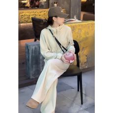 批发韩系高级感休闲<b class='q'>运动服</b>套装女春秋时尚洋气减龄宽松<b class='q'>显瘦</b>卫衣两件套